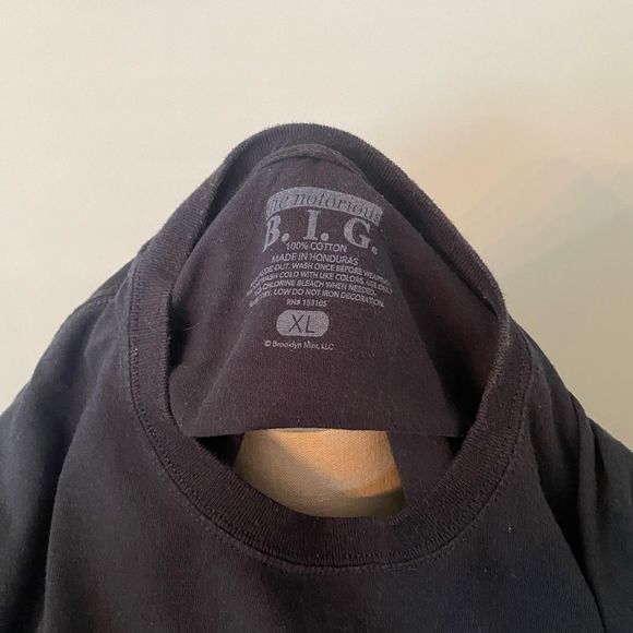 Crowned Baby Biggie Notorious BIG Black T-Shirt(85) - Picture 3 of 9